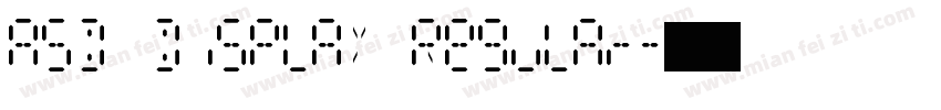 ASD Display Regular字体转换